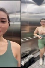 Ngã giá chốt đơn em gái trong thang máy